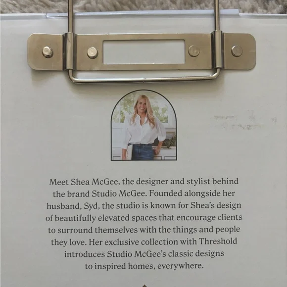 NWT - Shea McGee Gold Framed Floral Wall Art - Picture 3 of 3